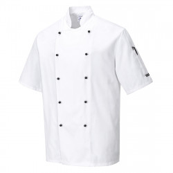 C734 Short Sleeve Chef Jacket