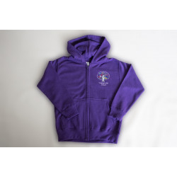 JH050B - Crowdys Children Zip Hoodie Primary