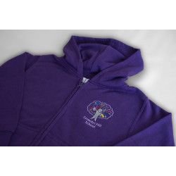 JH050B - Crowdys Children Zip Hoodie Primary