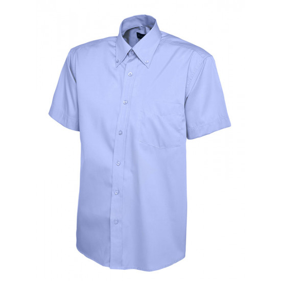 UC702 Mens Pinpoint Oxford Short Sleeve Shirt