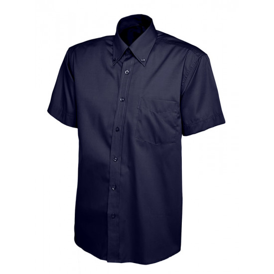 UC702 Mens Pinpoint Oxford Short Sleeve Shirt