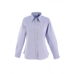 UC703 Ladies Pinpoint Oxford Long Sleeve Shirt