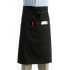 103-009 Black Half Apron with Pocket