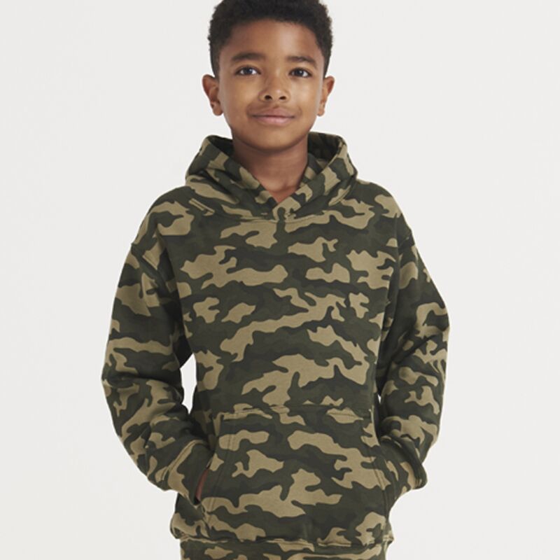 AWDis Kids Camo Hoodie Thumbnail