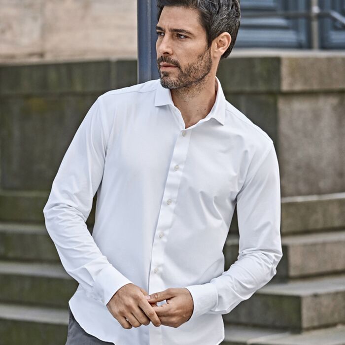 Tee Jays Active Stretch Long Sleeve Shirt Thumbnail