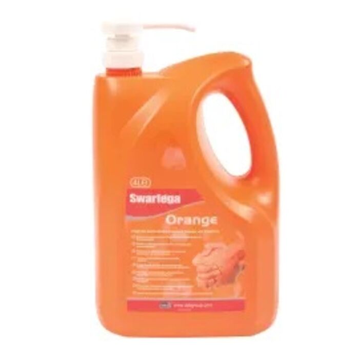Orange Hand Cleaner Pump Top Bottle 4 litre Thumbnail