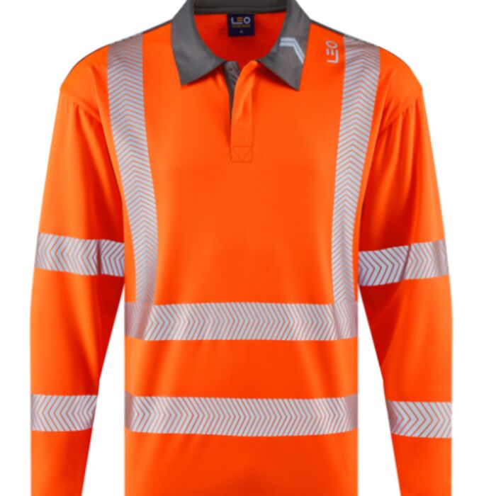 Georgeham Coolmax L/S Hi Vis Polo Thumbnail